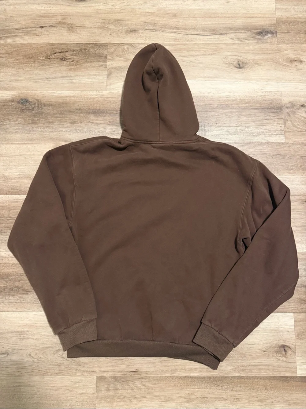 Comfrt Oversized Chocolate Brown Hoodie Size Large Comfy Cozy - Picture 2 of 6